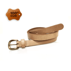 Ceinture en 100% Cuir Femme : Ceintures en Cuir Authentique pour Femmes : Un Accessoire de Style Élégant* - Ceinture Dwirty Maroc