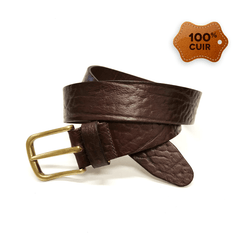 Ceinture en 100% Cuir Homme - Ceinture Dwirty Maroc