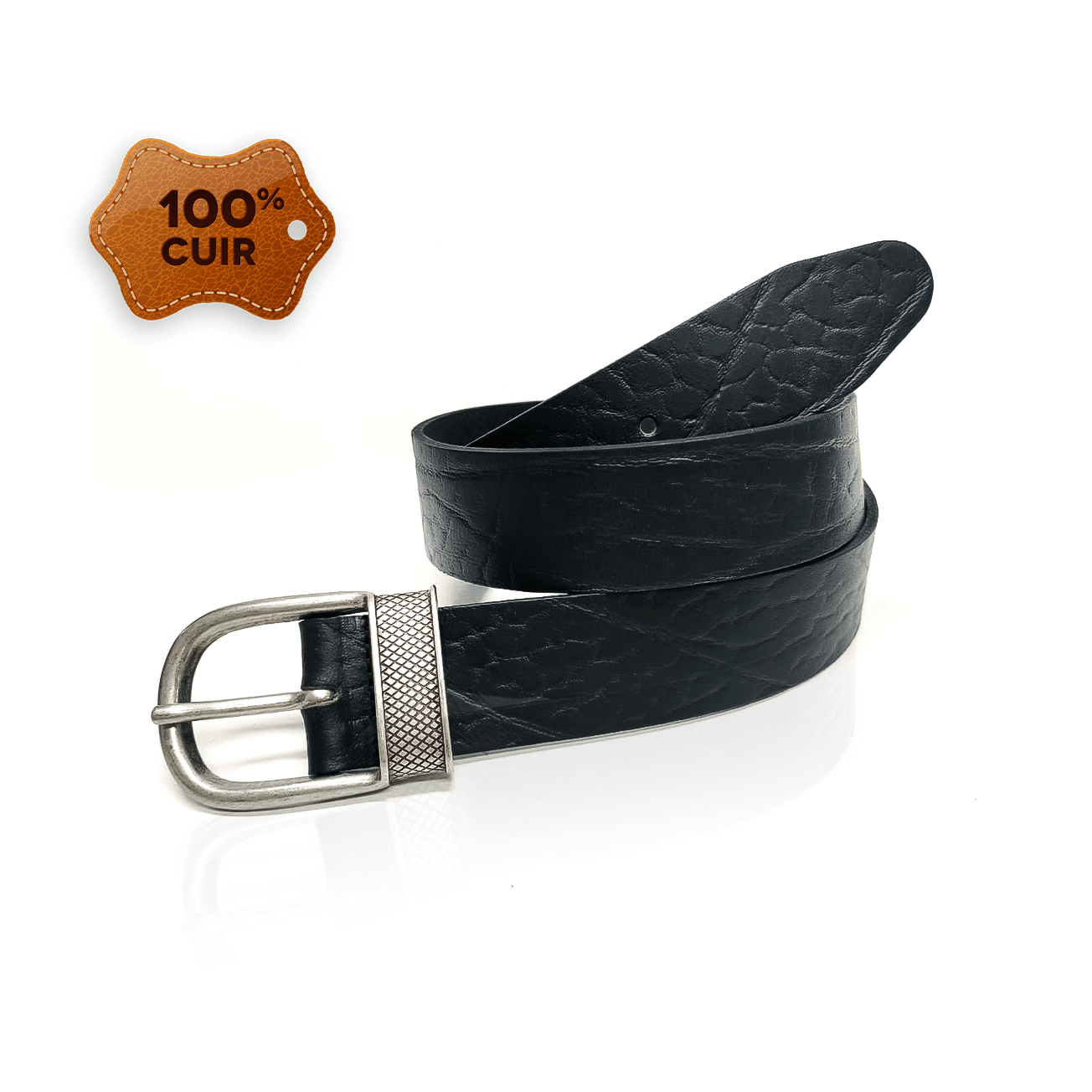 Ceinture en 100% Cuir Homme - Ceinture Dwirty Maroc