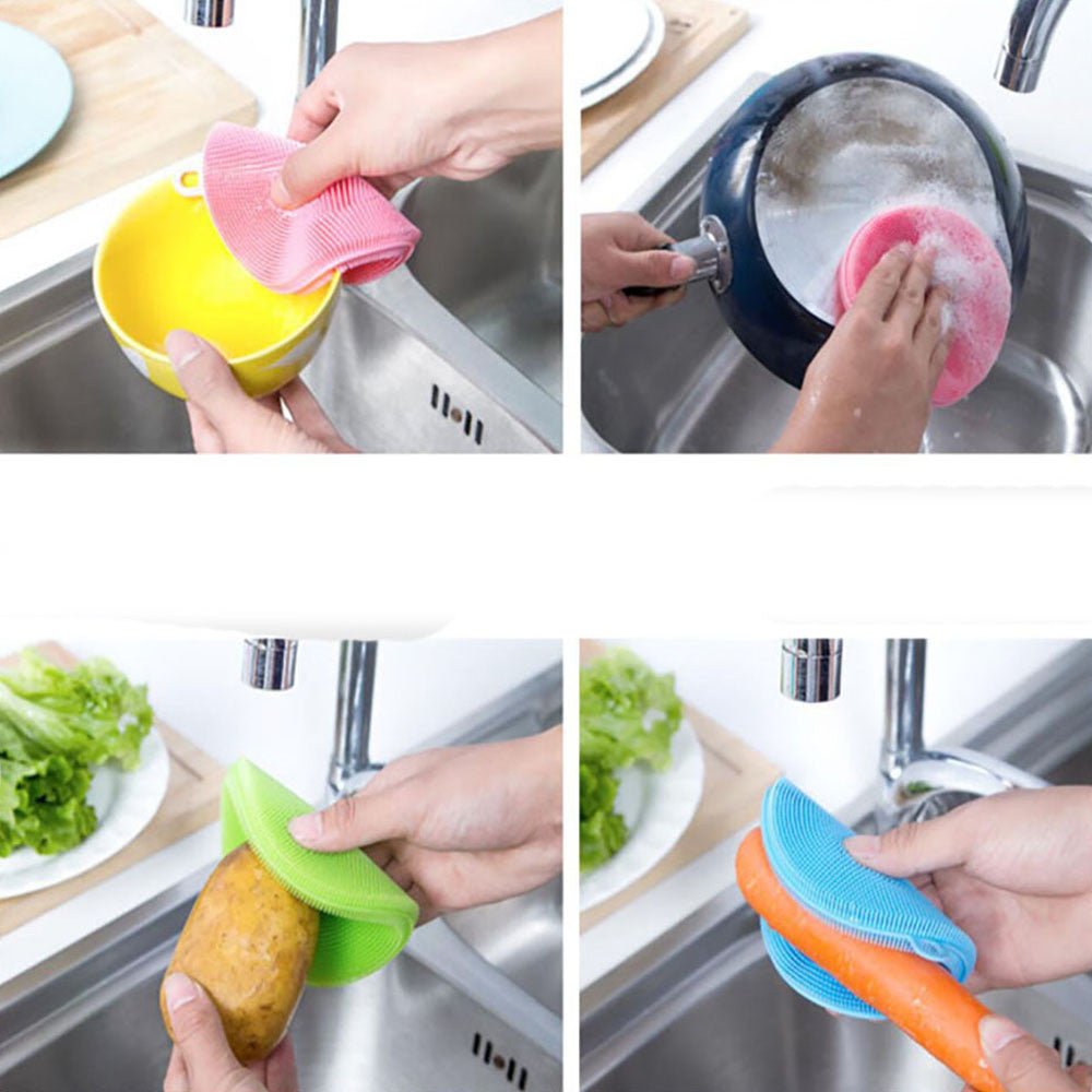 Épurateur en Silicone Polyvalent pour Vaisselle et Légumes : Un Allié Pratique pour une Cuisine Éclatante ! - Épurateur en Silicone Polyvalent Dwirty Maroc