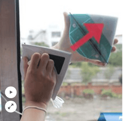 Lave - vitre Magnétique - La solution révolutionnaire pour des vitres éclatantes ! - Lave - vitre Magnétique Dwirty Maroc