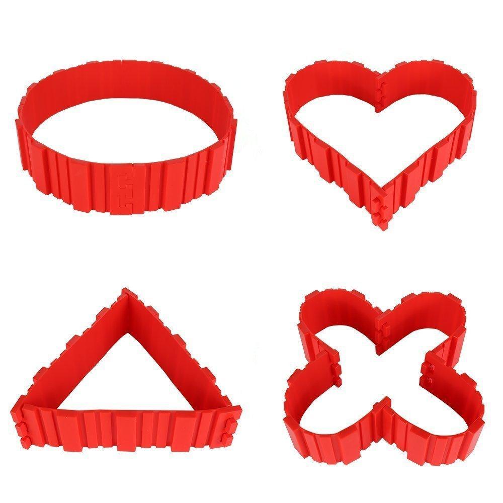 🎂 Nouveau Moule Modulable pour Cake en Silicone - Révolutionnez votre pâtisserie ! - Modulable pour Cake en Silicone Dwirty Maroc