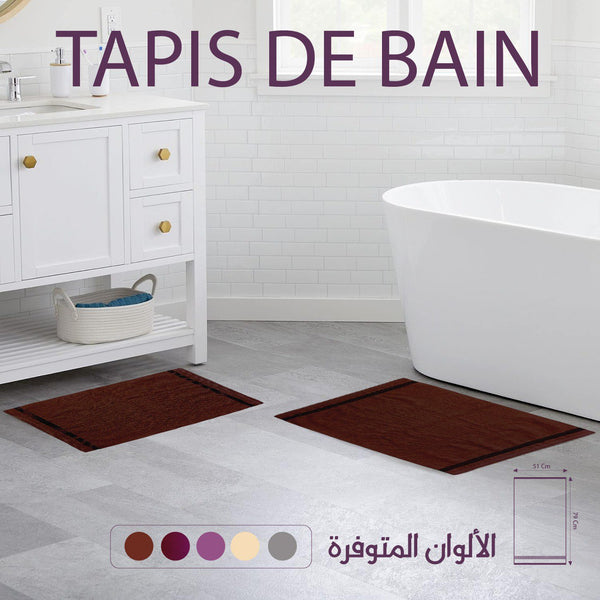 Serviette ou Tapis de Bain 100% coton (70x50cm)  // Doux & chaleureux