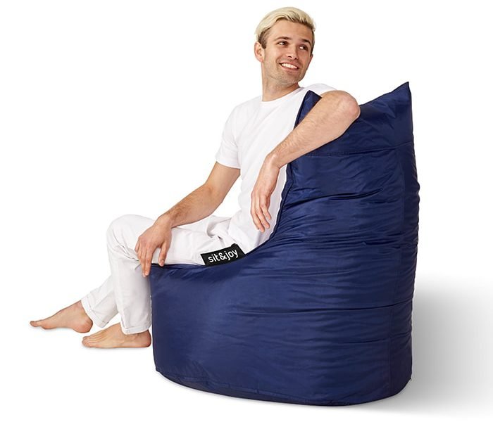 Pouf «Dolce» Chaise Adulte : Un accroche - regard élégant (Bleu Nuit) - 45% - Pouf Géant Dwirty Maroc