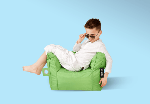 Pouf Enfant Primo (Vert Clair) - 40% - Pouf Enfant Dwirty Maroc