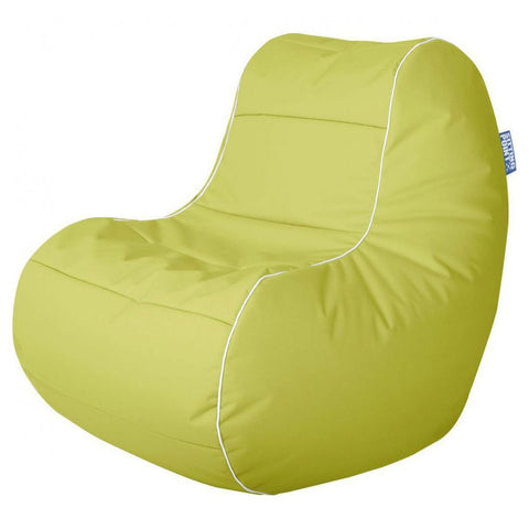 Pouf «Jolly» Fauteuil Adulte Robuste & confortable (Vert Jaune) - 45% - Pouf Géant Dwirty Maroc