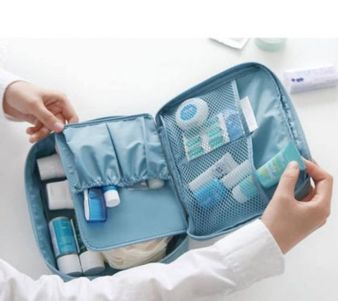 2 en 1 TROUSSE À MAKE-UP & Trousse de rangement de sous vêtements Carré : BF2024